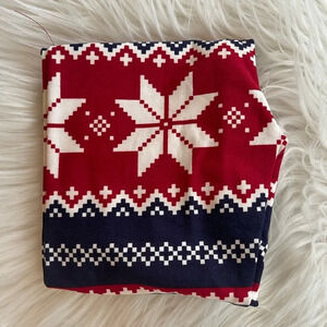 New! Girl’s Lularoe holiday snowflake leggings S/M